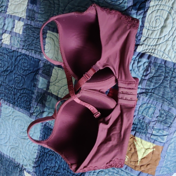 Body by Victoria 38DD/E85 Convertible Lined Demi Underwire Bra in Kir/Mulberry - Picture 3 of 13